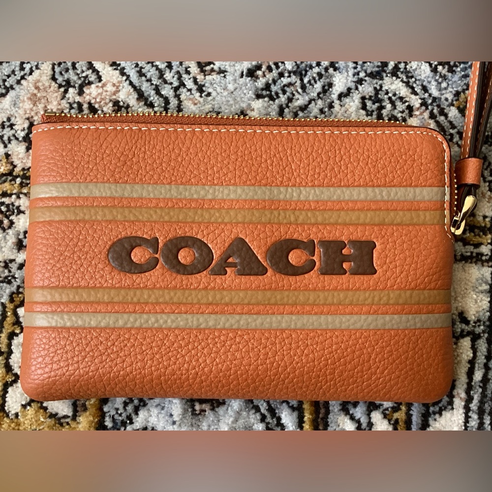 Coach Leather Wristlet - Picture 2 of 9